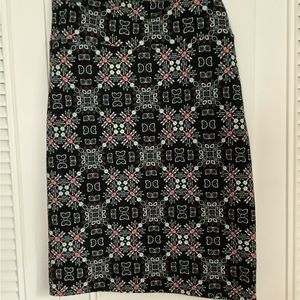 LuLaRoe pattern straight skirt